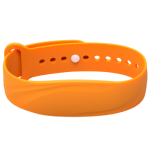RFID-wristband with a wave-shaped relief