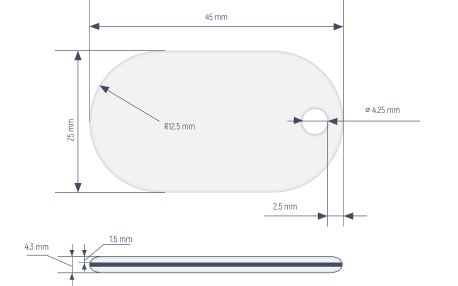 Scheme RFID key fob