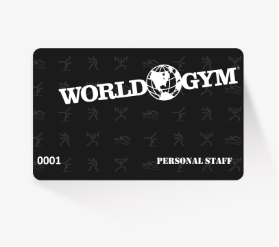 Club RFID cards for fitness clubs WORLD GYM