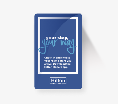 Contactless Plastic RFID Key Card for hotels Hilton